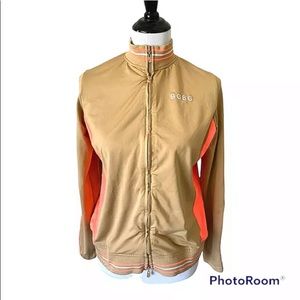 BCBG Zip‑Up Warm‑Up Jacket | Black Athletic Track Style | Blokecore Streetcore M
